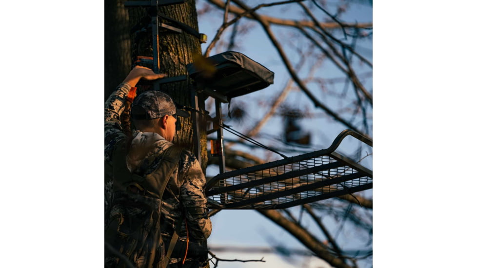 Rivers Edge Treestands Standard 2-man Ladder Stand, Black RE640