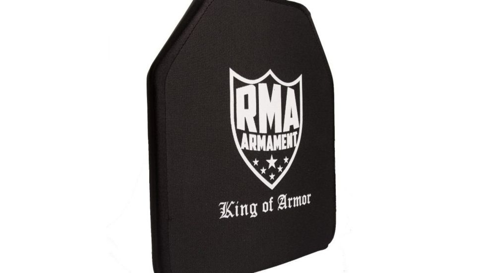 RMA Armament Level III Hard 1.3in Armor Plate, Single-Curve, NIJ .06 Certified, Model 1078 1078