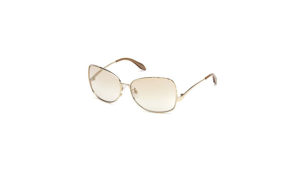 Roberto Cavalli RC660S Sunglasses - Shiny Rose Gold Frame Color, Roviex Mirror Lens Color