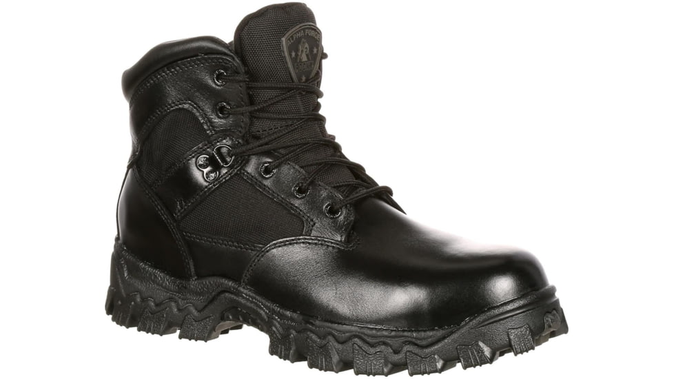 Rocky Boots Alpha Force Waterproof Public Service Boot - Men's, 9 US, Medium, Black, FQ0002167-ME-9