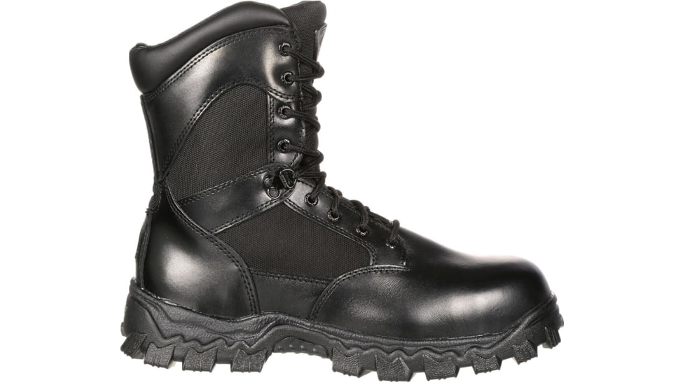 Rocky Boots Alpha Force Zipper Waterproof Public Service Boot - Mens, Black, 11.5, Medium, FQ0002173-ME-11.5