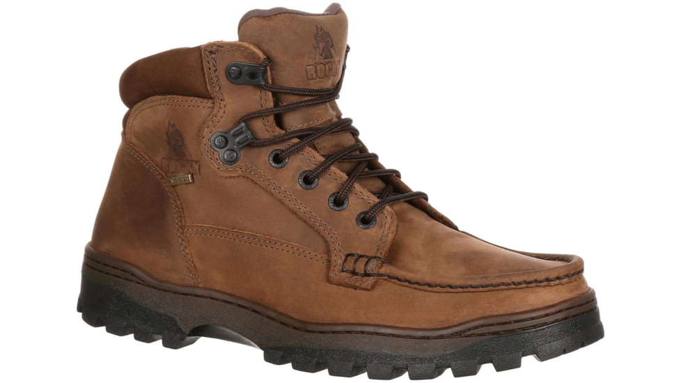 Rocky Boots Outback Gore-Tex Waterproof Hiker Boot - Mens, Light Brown, 10, Wide, FQ0008723-WI-10