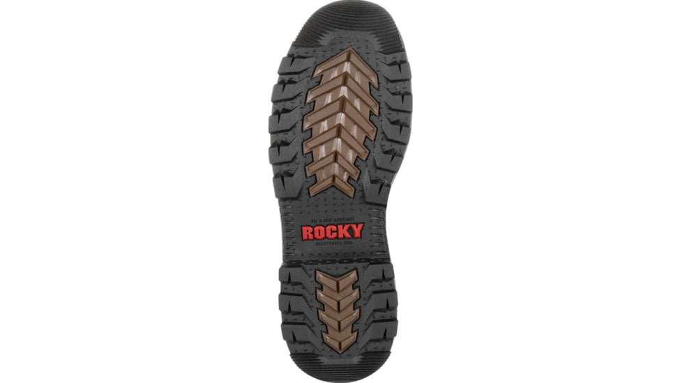 Rocky Boots Rams Horn Full-grain Leather Waterproof Composite Toe Work Boot - Men's, 13 US, Medium, Dark Brown, RKK0257-M-13