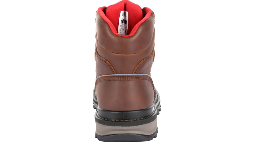 Rocky Boots Rams Horn Full-grain Leather Waterproof Composite Toe Work Boot - Men's, 13 US, Medium, Dark Brown, RKK0257-M-13