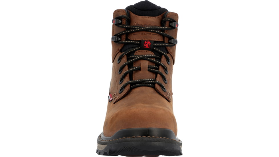 Rocky Boots Rams Horn Waterproof Composite Toe Work Boot - Mens, Crazy Horse, 8, Wide, RKK0388-W-8