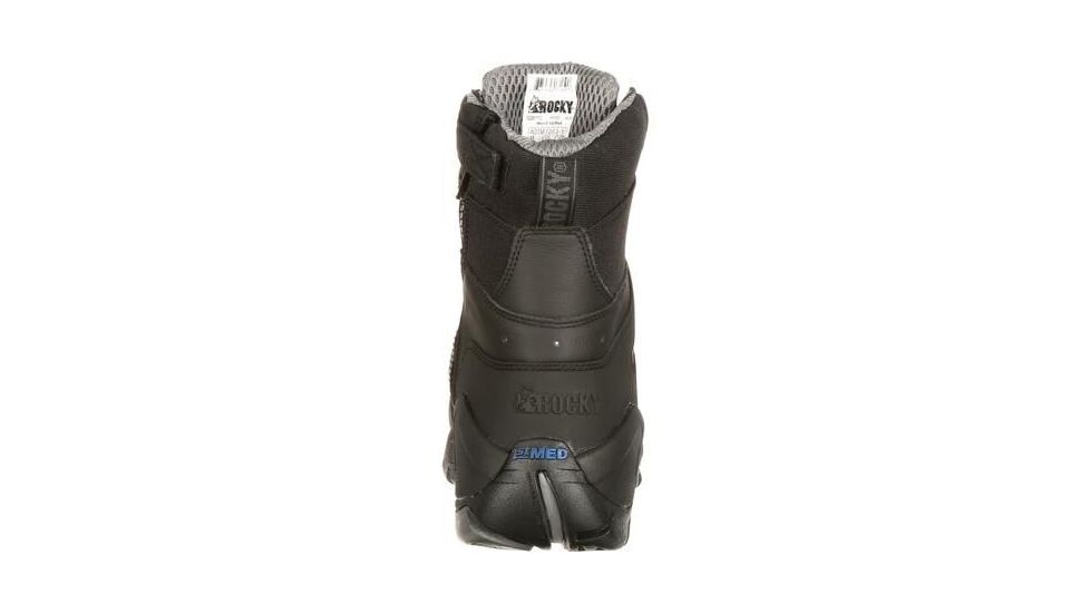 Rocky Boots 1st Med Carbon Fiber Toe Puncture-resistant Side-zip Waterproof Public Service Boot - FQ0911113BK10.5W