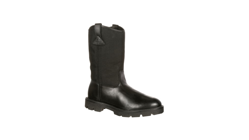 Rocky Boots Warden Pull-on Wellington Public Service Boot - FQ0006300BK115EW
