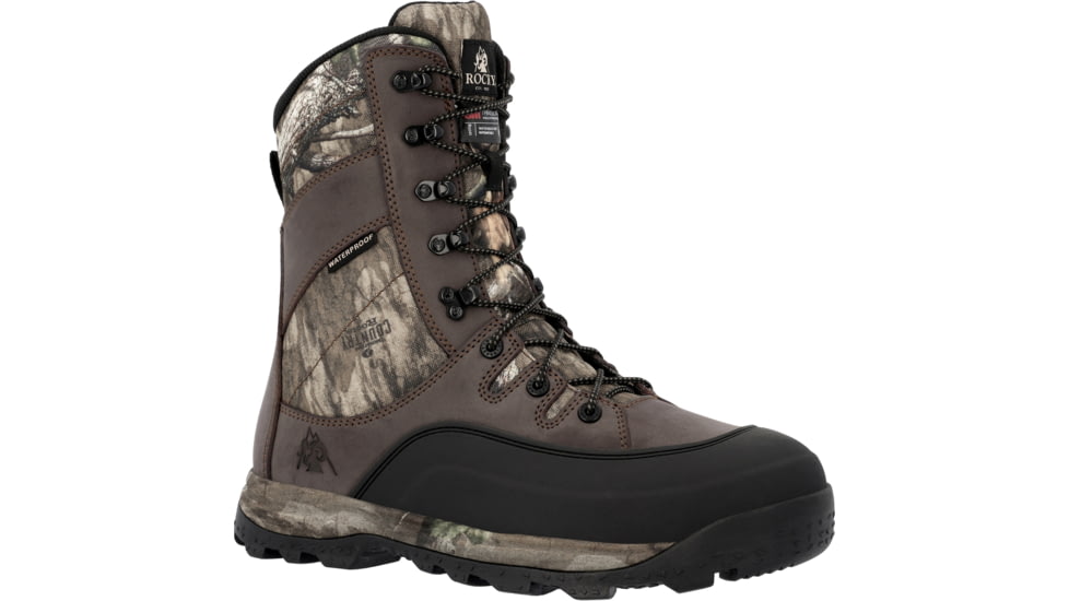 Rocky Wildcat Hunting Boots - Men's 9 US, Mossy Oak Country Roots, RKS0746-9