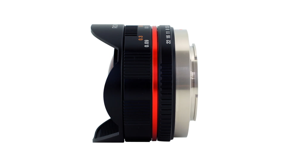 Rokinon 7.5mm F3.5 UMC Ultra Wide-Angle Fisheye Camera Lens for Micro 4/3 Mount (Black) FE75MFT-B