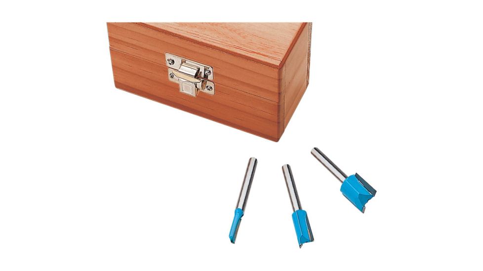 Roman Carbide 3 pc. Plywood Set 1/4in Shank DC1702