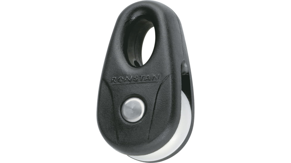 Ronstan Kite Block - Black w/White Sheave Pair 55071