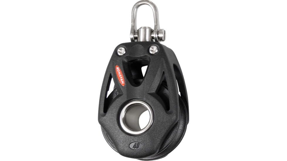 Ronstan Series 40 Orbit Single Block w/Becket &amp; Swivel Head, RF48100