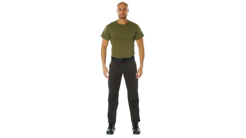 Rothco Active Flex BDU Cargo Pants - Mens, Black, 32 Waist, 34 Inseam, 62075-Black-32Wx34L