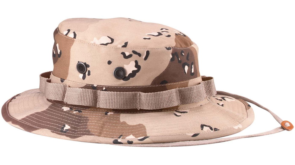 Rothco Camo Boonie Hat, 6-Color Desert Camo, 7 1/2, 5814-6-ColorDesertCamo-712