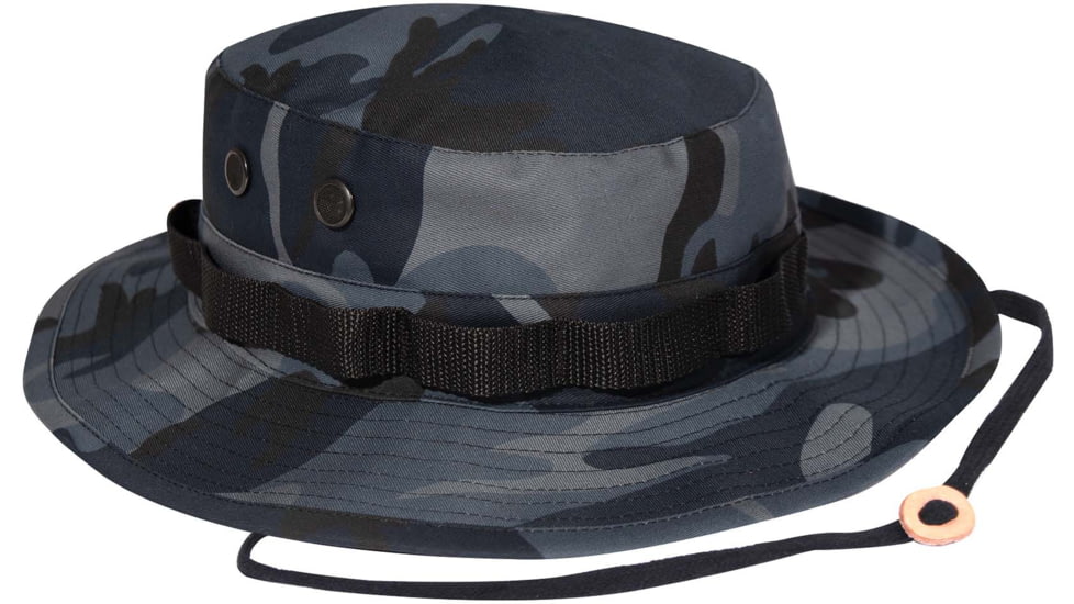 Rothco Camo Boonie Hat, Midnight Blue Camo, 7, 58033-MidnightBlueCamo-7