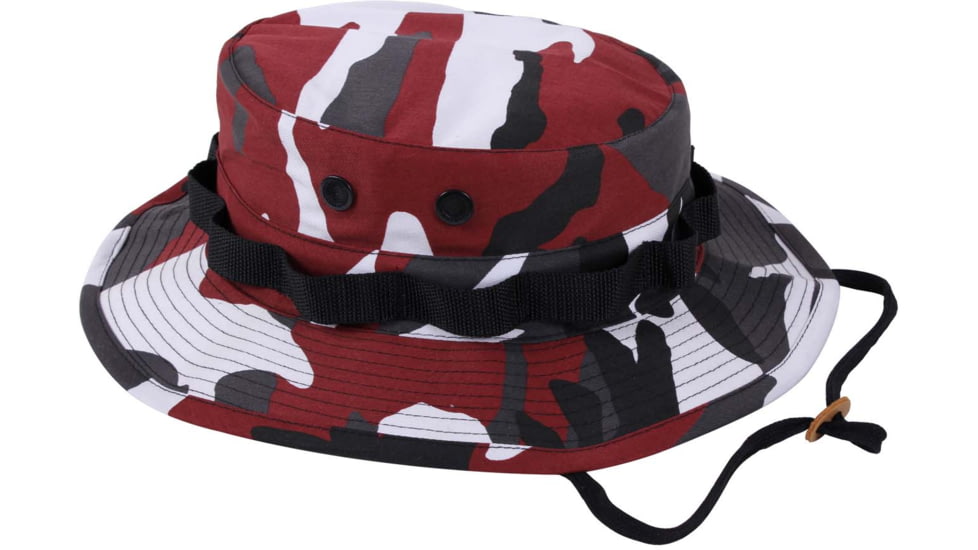 Rothco Camo Boonie Hat, Red Camo, 7 1/4, 5548-RedCamo-714