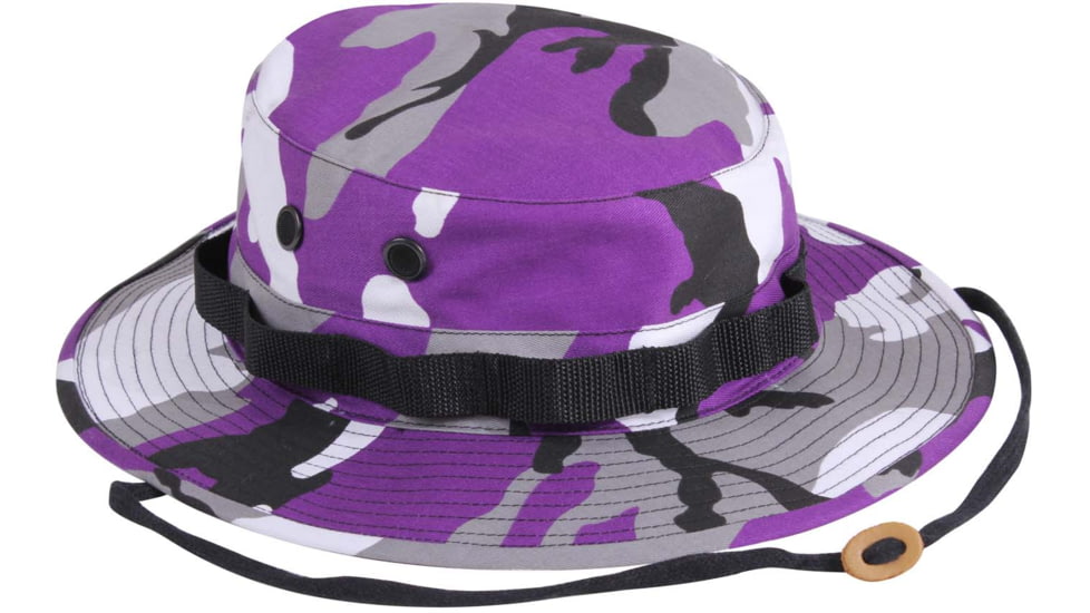 Rothco Camo Boonie Hat, Ultra Violet Camo, 7, 5348-UltraVioletCamo-7