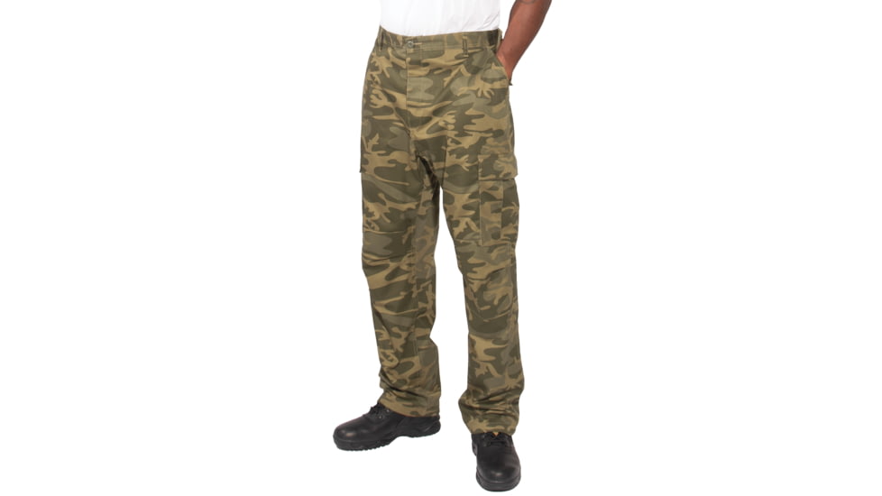 Rothco Color Camo Tactical BDU Pants - Mens, Coyote Camo, Small, 27-31 Waist, 38430-CoyoteCamo-S27-31Waist