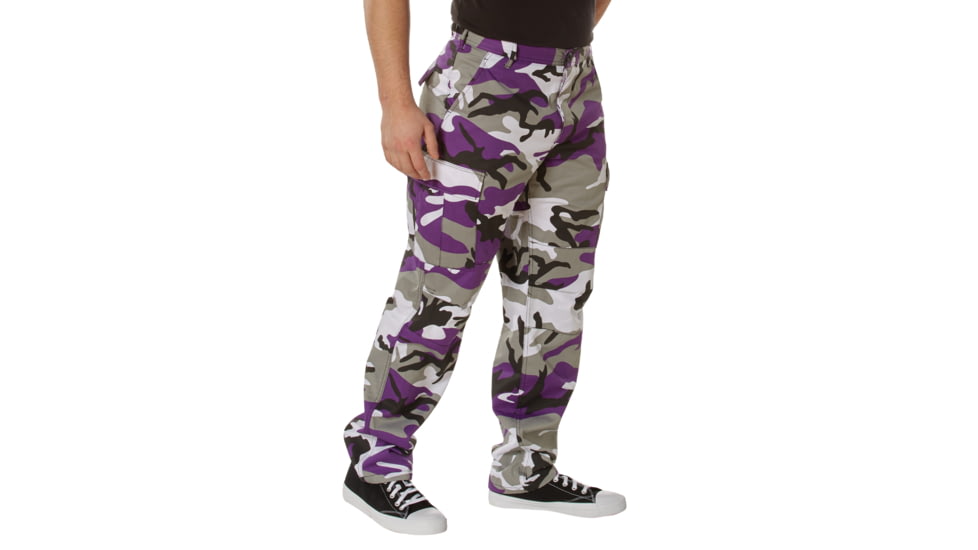 Rothco Color Camo Tactical BDU Pants - Mens, Ultra Violet Camo, 4XL, 79270-UltraVioletCamo-4XL