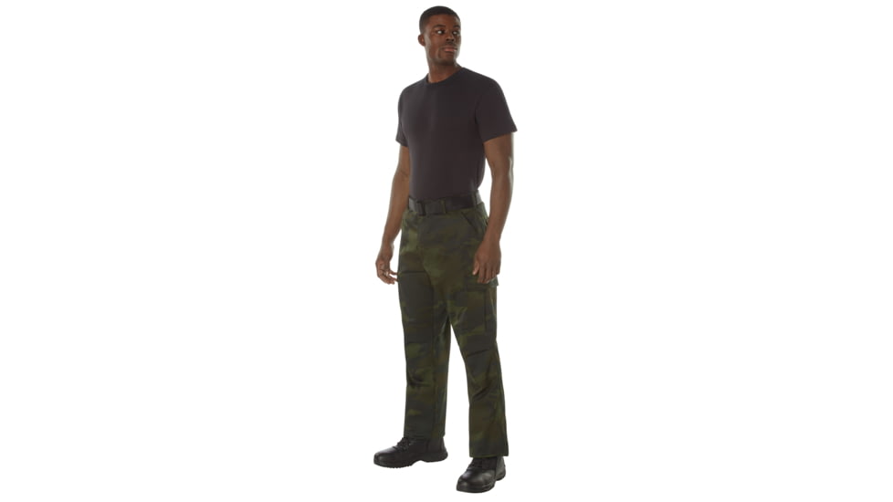 Rothco Color Camo Tactical BDU Pants - Mens, S 27in-31in Waist, Camo, 12030-MidnightWoodlandCamo-S27-31Waist