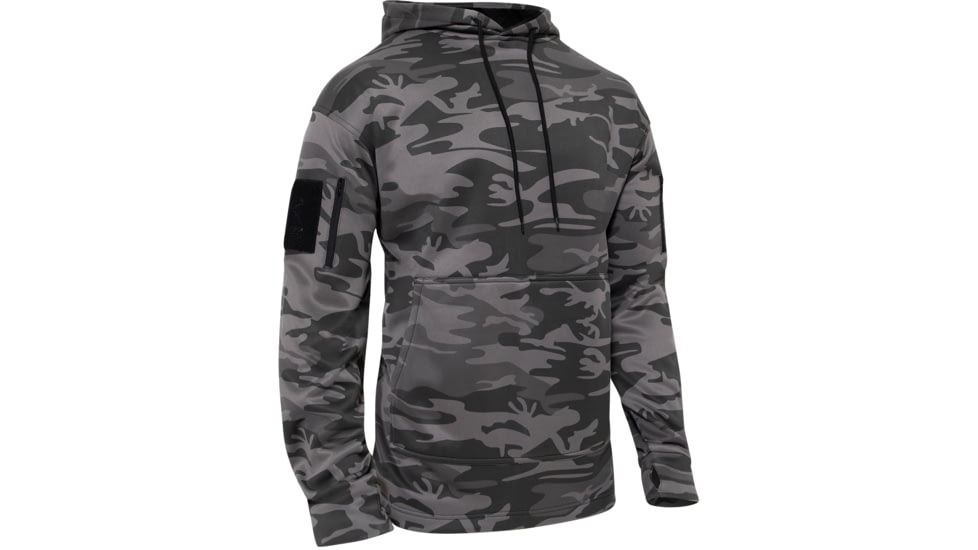 Rothco Concealed Carry Hoodie, 3XL, Black Camo, 6137-BlackCamo-3XL
