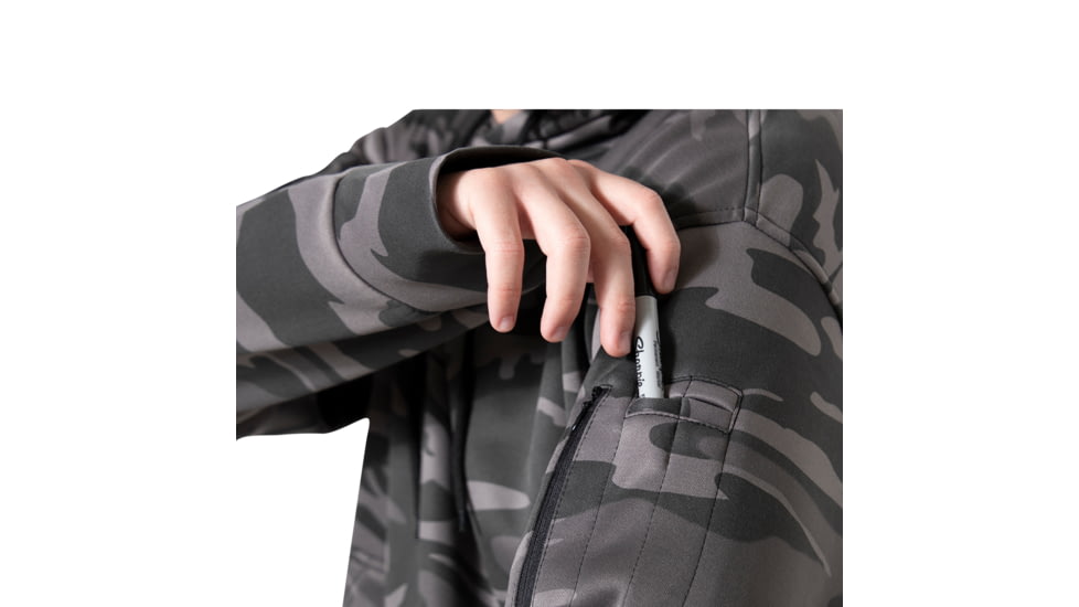 Rothco Concealed Carry Hoodie, 3XL, Black Camo, 6137-BlackCamo-3XL