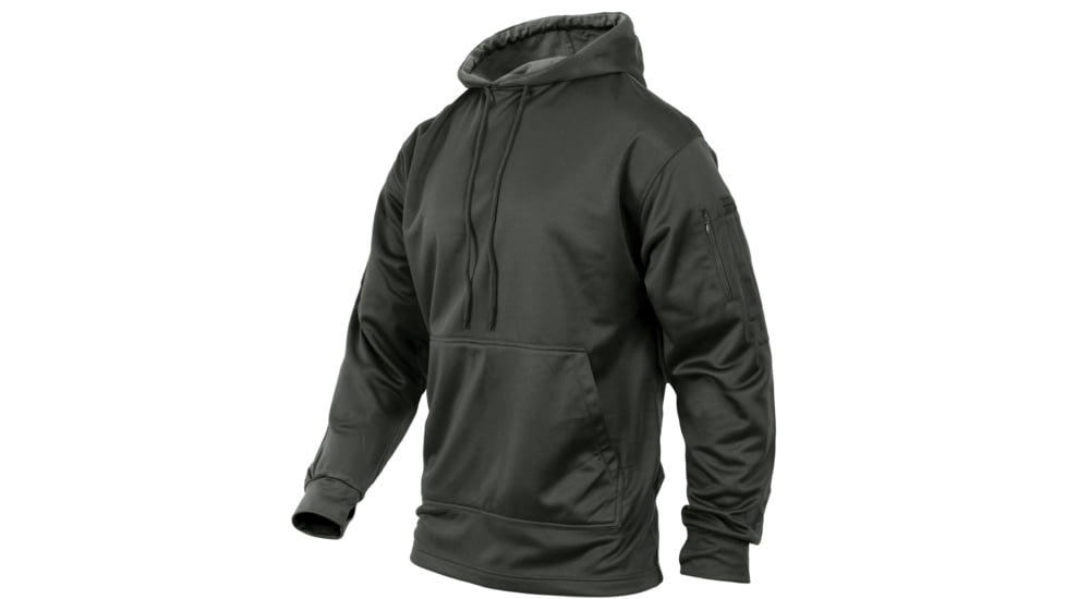 Rothco Concealed Carry Hoodie, Gun Metal Grey, XL, 2075-GunMetalGrey-XL