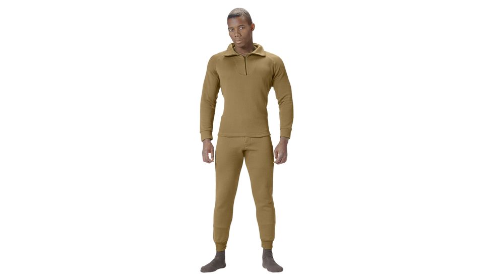 Rothco ECWCS Poly Bottoms - Men's, Small, AR 670-1 Coyote Brown, 3891-113