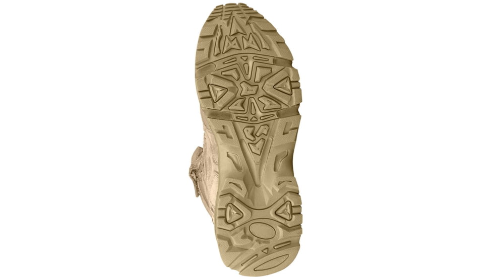 Rothco Forced Entry Desert Tan 8in Deployment Boots with Side Zipper, Tan, 13, Wide, 5357-Tan-13-Wide