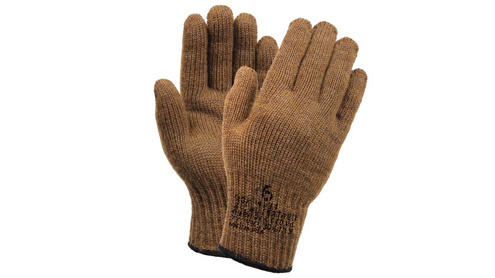 Rothco G.I. Glove Liners, Coyote Brown, 6, 8458-CoyoteBrown-6