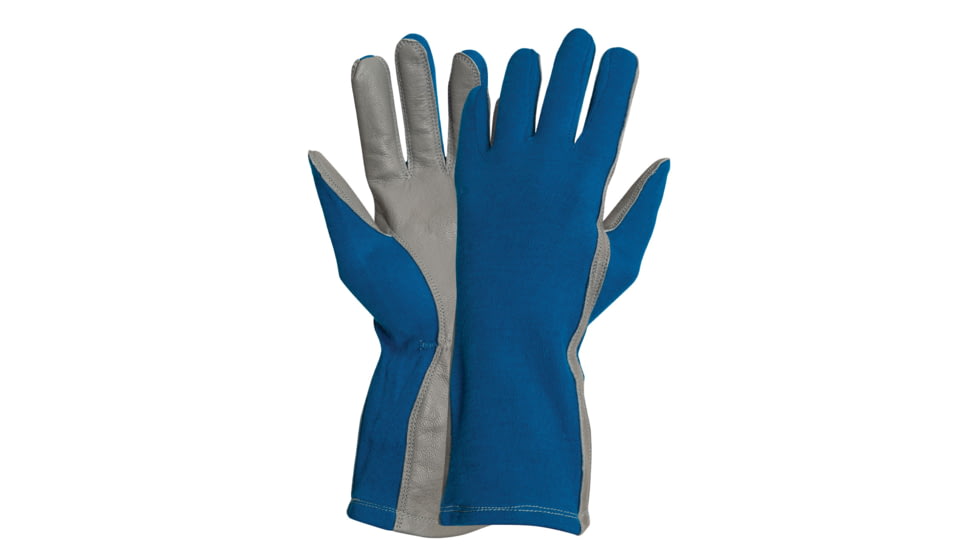 Rothco G.I. Nomex Flight Gloves, Royal Blue, 8, 19221