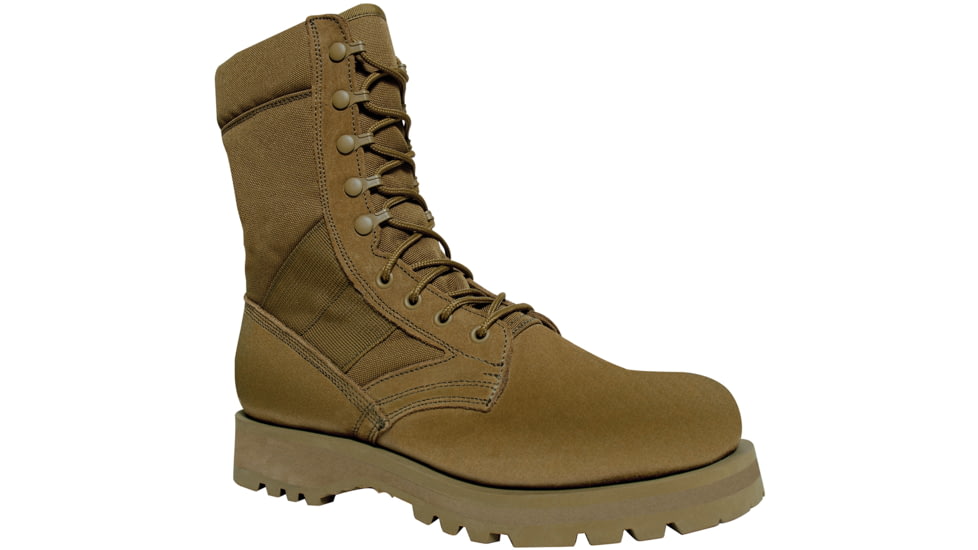 Rothco G.I. Type Sierra Sole Tactical Boots, Coyote Brown, 9, Regular, 55257-CoyoteBrown-9-Regular