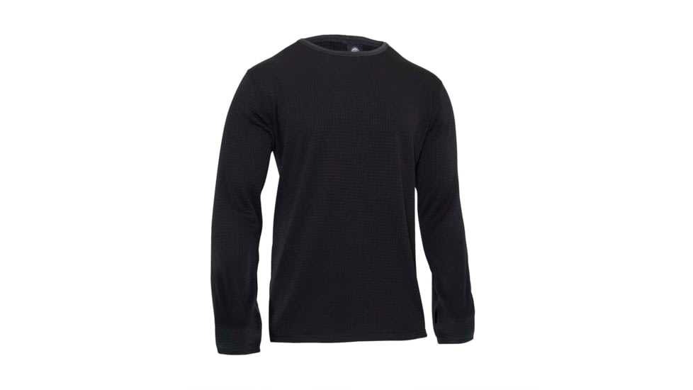 Rothco Gen III Level II Underwear Crew Top - Mens, Black, Small, 69130-Black-S