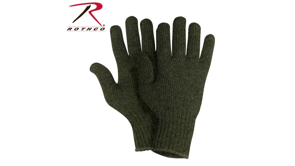 Rothco Glove Liners-Unstamped, Olive Drab, M, 8218-OliveDrab-M