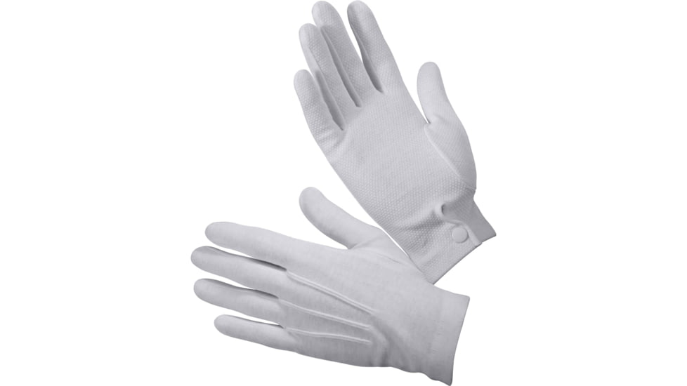 Rothco Gripper Dot Parade Gloves, White, L, 4411-Lg