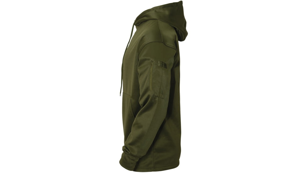 Rothco U.S. Flag Concealed Carry Hoodie - Men's, Olive Drab, Small, 8091-OliveDrab-S