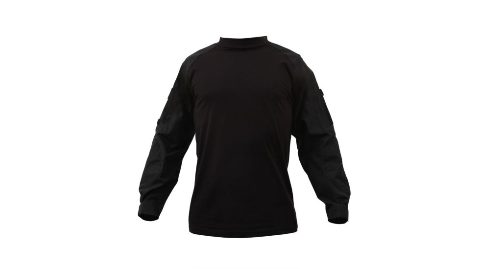 Rothco Military FR NYCO Combat Shirt, Black, L, 90010-Black-L