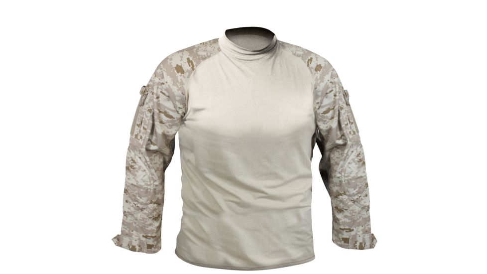 Rothco Military FR NYCO Combat Shirt, Desert Digital Camo, M, 90020-DesertDigitalCamo-M