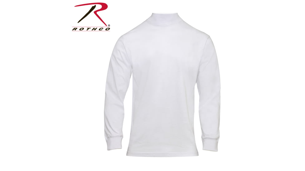 Rothco Mock Turtleneck - Men's, White, Medium, 3501-White-M