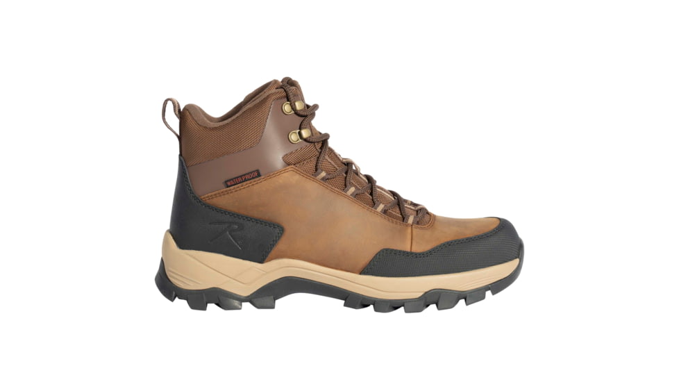 Rothco Scout 6in All Terrain Hybrid Tactical Boots - Mens, Brown, 10 US, 54305-Brown-10