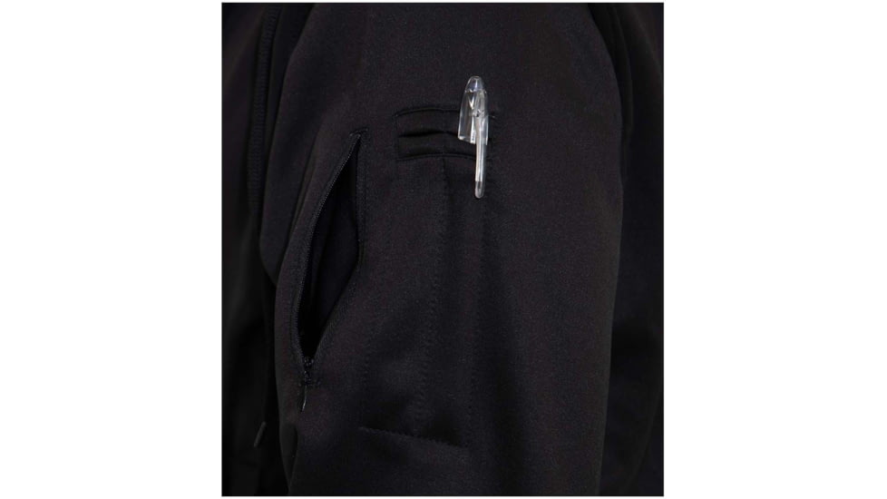 Rothco Thin Blue Line Concealed Carry Zippered Hoodie - Mens, Black, Large, 56071-L