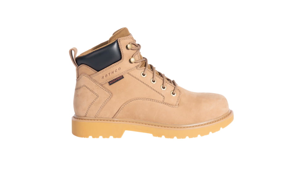 Rothco Tradesman 6in Work Boots - Men's, Coyote Brown, 5 US, 54120-AR670-1CoyoteBrown-5
