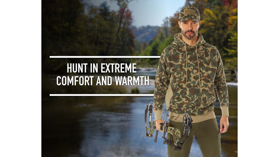 Rothco X Bear Archery Fred Bear Camo Every Day Hoodie - Men's, Fred Bear Camo, Extra Large, 19070-XL