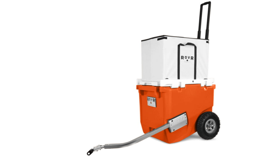 RovR Products RollR 45 Cooler w/ Wagon Bin, Desert, 852490007744