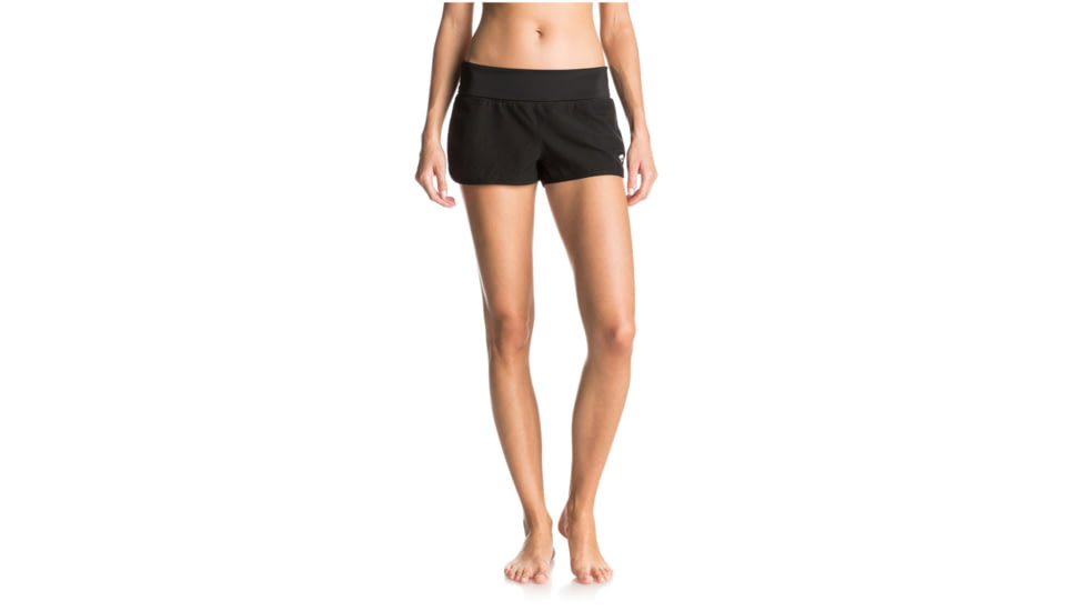 Roxy EndleShort Sleeve Summer Boardshorts - Womens, Anthracite, Large, ERJBS03078-KVJ0-L