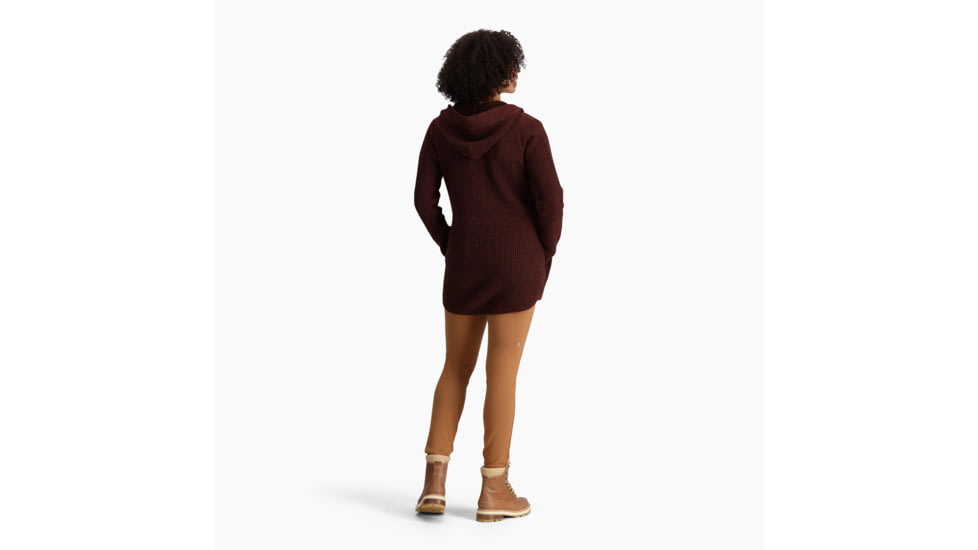 Royal Robbins Baylands Cardigan - Womens, Dark Mahogany, Large, Y617023160L