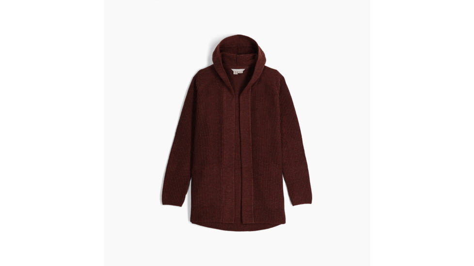 Royal Robbins Baylands Cardigan - Womens, Dark Mahogany, Large, Y617023160L