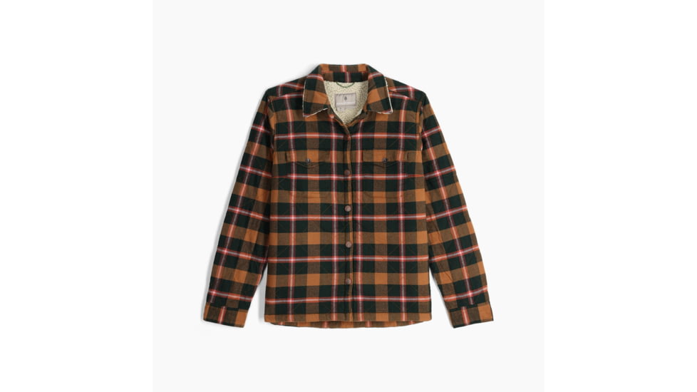 Royal Robbins Snowcap Lined Flannel Long Sleeve - Womens, Pine Grove Pinecrest Pld, Extra Large, Y622021350XL
