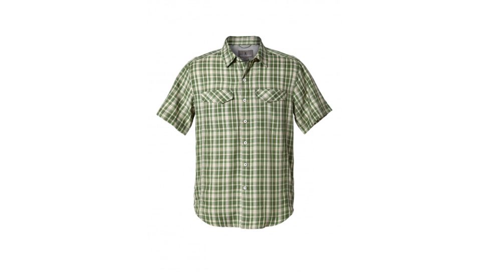 Royal Robbins Ultra Light Mens Short Sleeve Shirt, Elm Green, M, 71189-ELM GREEN-M