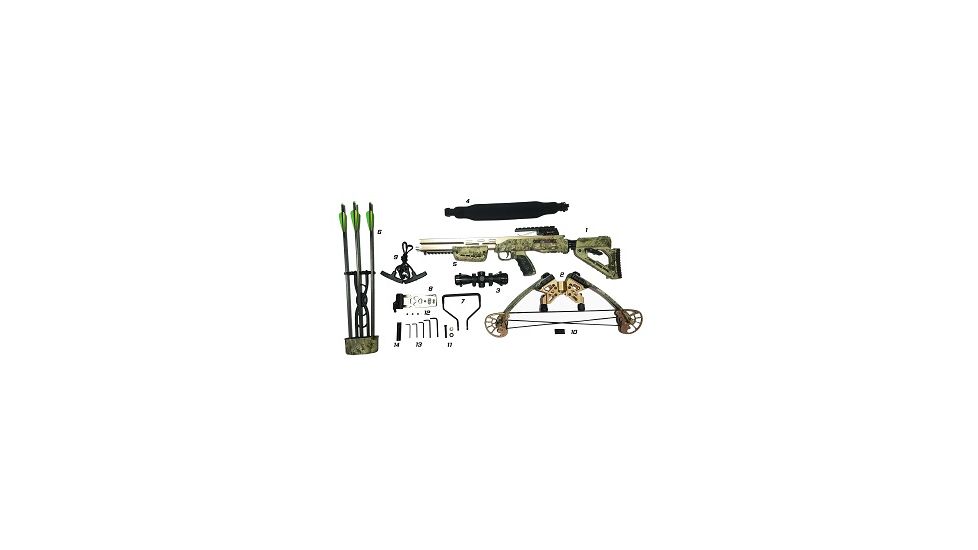 SA Sports Outdoor Gear Empire Beast 400 Revo, Kryptek Cam, Kryptek Camo, 185lb/400fps, 648